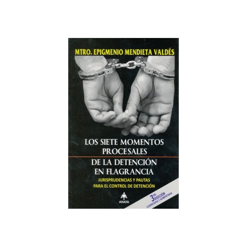 SIETE MOMENTOS PROCESALES DE LA DETENCION EN FLAGRANCIA. JURISPRUDENCIAS Y PAUTAS PARA EL CONTROL DE DETENCION